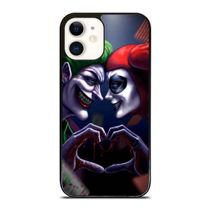 JOKER LOVE HARLEY QUINN ART iPhone 12 Case Cover JOKER LOVE HARLEY QUINN ART iPhone 12 Case Cover