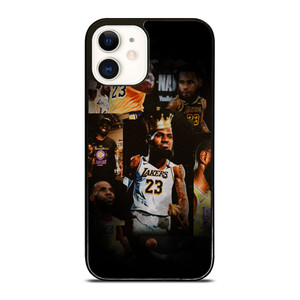 LEBRON JAMES LAKERS COLLAGE iPhone 12 Case Cover LEBRON JAMES LAKERS COLLAGE iPhone 12 Case Cover