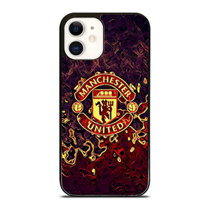 MANCHESTER UNITED LOGO FAN ART iPhone 12 Case Cover MANCHESTER UNITED LOGO FAN ART iPhone 12 Case Cover
