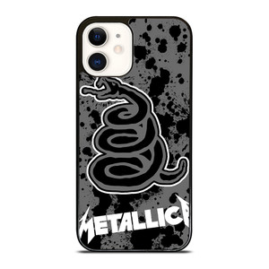 METALLICA BAND BLACK SNAKE iPhone 12 Case Cover METALLICA BAND BLACK SNAKE iPhone 12 Case Cover