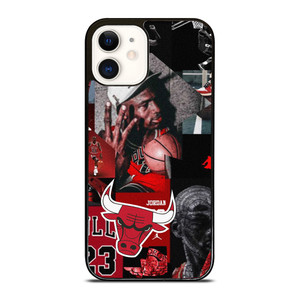 MICHAEL JORDAN CHICAGO BULLS COLLAGE iPhone 12 Case Cover MICHAEL JORDAN CHICAGO BULLS COLLAGE iPhone 12 Case Cover