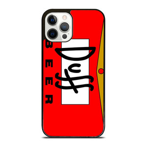 DUFF BEER THE SIMPSONS CARTOON iPhone 12 Pro Case Cover
