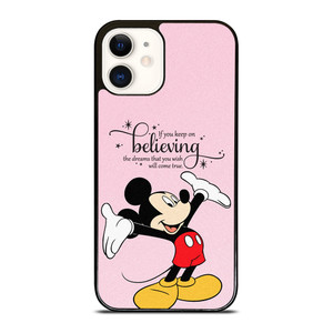 MICKEY MOUSE DISNEY QUOTES iPhone 12 Case Cover