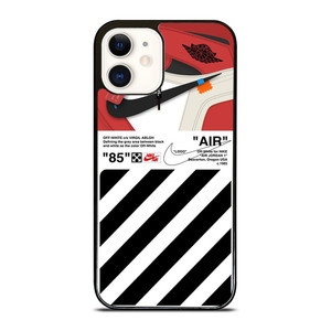 NIKE AIR JORDAN OFFWHITE SHOES iPhone 12 Case Cover NIKE AIR JORDAN OFFWHITE SHOES iPhone 12 Case Cover