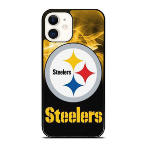 PITTSBURGH STEELERS NFL FIRE iPhone 12 Case Cover PITTSBURGH STEELERS NFL FIRE iPhone 12 Case Cover