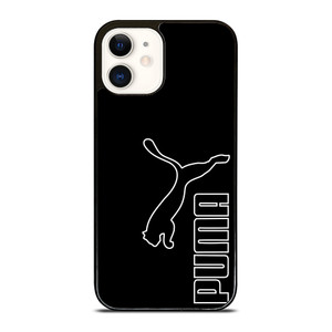 PUMA LOGO BLACK iPhone 12 Case Cover