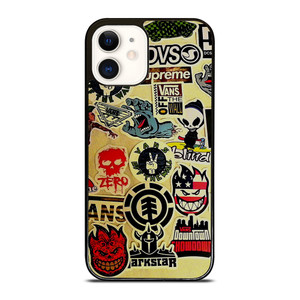 SKATEBOARDS BRAND BOMB iPhone 12 Case Cover SKATEBOARDS BRAND BOMB iPhone 12 Case Cover