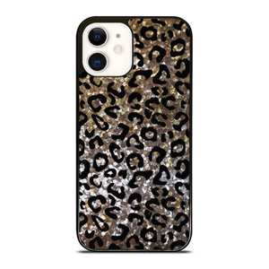 SPARKLY LEOPARD SKIN iPhone 12 Case Cover