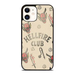 STRANGER THINGS 4 HELLFIRE CLUB iPhone 12 Case Cover