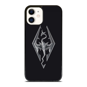 THE ELDER SCROLLS SKYRIM FLAT LOGO iPhone 12 Case Cover