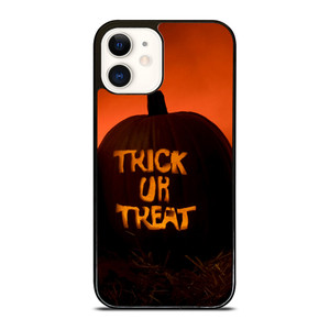 TRICK OR TREAT HALLOWEEN PUMPKIN iPhone 12 Case Cover TRICK OR TREAT HALLOWEEN PUMPKIN iPhone 12 Case Cover