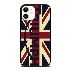 TRIUMPH MOTORCYCLES UNION JACK 2 iPhone 12 Case Cover