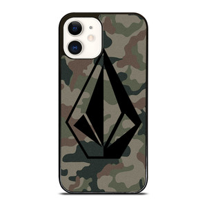 VOLCOM LOGO CAMO iPhone 12 Case Cover