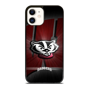 WISCONSIN BADGERS FOOTBALL LOGO iPhone 12 Case Cover