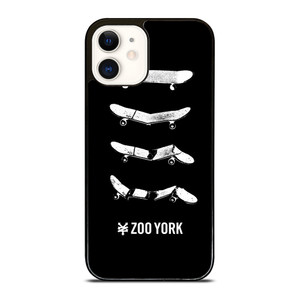 ZOO YORK SKATEBOARD EVOLUTION iPhone 12 Case Cover ZOO YORK SKATEBOARD EVOLUTION iPhone 12 Case Cover