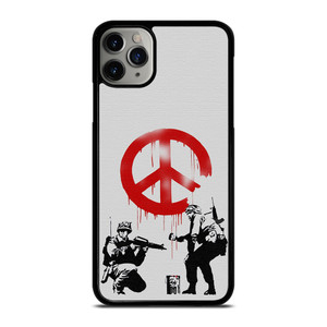 BANKSY ART PEACE iPhone 11 Pro Max Case Cover BANKSY ART PEACE iPhone 11 Pro Max Case Cover