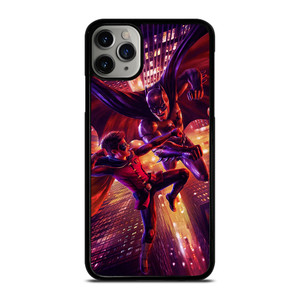 BATMAN AND ROBIN FIGHT iPhone 11 Pro Max Case Cover BATMAN AND ROBIN FIGHT iPhone 11 Pro Max Case Cover