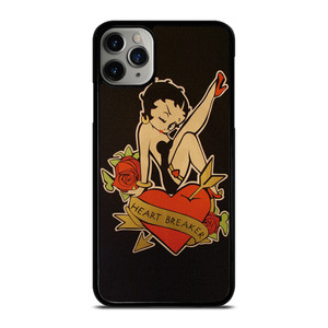 BETTY BOOP HEART BREAKER iPhone 11 Pro Max Case Cover
