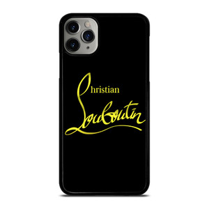CHRISTIAN LOUBOUTIN GOLD LOGO iPhone 11 Pro Max Case Cover CHRISTIAN LOUBOUTIN GOLD LOGO iPhone 11 Pro Max Case Cover