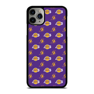 LOS ANGELES LAKERS NBA PATTERN iPhone 11 Pro Max Case Cover
