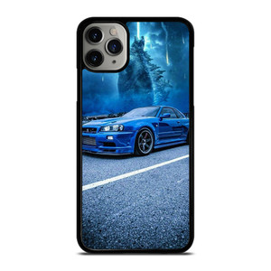 NISSAN GTR GODZILLA BLUE 2 iPhone 11 Pro Max Case Cover