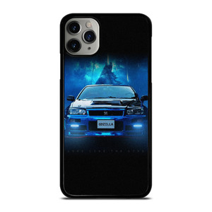 NISSAN GTR GODZILLA BLUE iPhone 11 Pro Max Case Cover NISSAN GTR GODZILLA BLUE iPhone 11 Pro Max Case Cover
