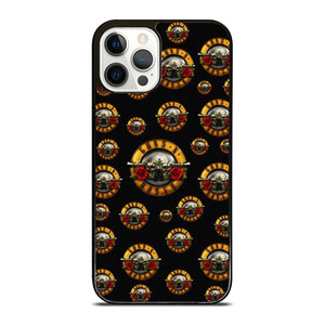 GUNS N ROSES ROCK BAND PATTERN iPhone 12 Pro Case Cover