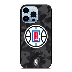 LOS ANGELES CLIPPERS BLACK CAMO iPhone 13 Pro Max Case Cover LOS ANGELES CLIPPERS BLACK CAMO iPhone 13 Pro Max Case Cover