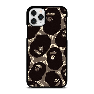 A BATHING APE SUPREME BLACK iPhone 11 Pro Case Cover