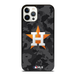 HOUSTON ASTROS BASEBALL BLACK CAMO iPhone 12 Pro Case Cover HOUSTON ASTROS BASEBALL BLACK CAMO iPhone 12 Pro Case Cover
