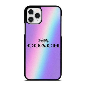 COACH NEW YORK VINTAGE RAINBOW iPhone 11 Pro Case Cover COACH NEW YORK VINTAGE RAINBOW iPhone 11 Pro Case Cover