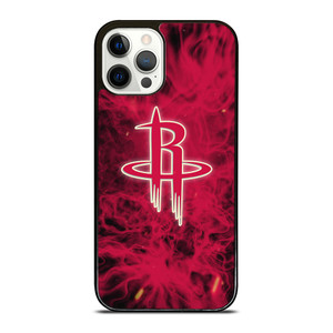HOUSTON ROCKET BASKETBALL NBA FIRE iPhone 12 Pro Case Cover