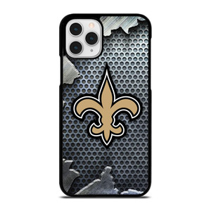 NEW ORLEANS SAINTS BROKEN METAL iPhone 11 Pro Case Cover