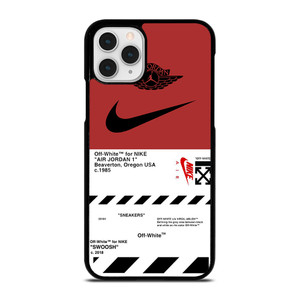 NIKE AIR JORDAN OFF WHITE LOGO iPhone 11 Pro Case Cover