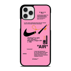 NIKE AIR OFF WHITE PINK iPhone 11 Pro Case Cover