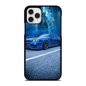 NISSAN GTR GODZILLA BLUE 2 iPhone 11 Pro Case Cover