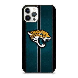 JACKSONVILLE JAGUARS NFL METAL STRIPE iPhone 12 Pro Case Cover
