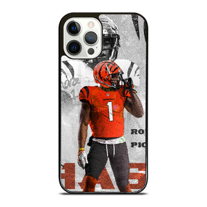JAMARR CHASE CINCINNATI BENGALS NFL FOOTBALL iPhone 12 Pro Case Cover JAMARR CHASE CINCINNATI BENGALS NFL FOOTBALL iPhone 12 Pro Case Cover