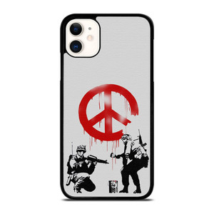BANKSY ART PEACE iPhone 11 Case Cover