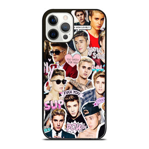 JUSTIN BIEBER COLLAGE iPhone 12 Pro Case Cover