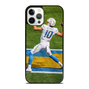 JUSTIN HERBERT 10 LOS ANGELES CHARGERS NFL FOOTBALL iPhone 12 Pro Case Cover