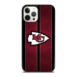 KANSAS CITY CHIEFS NFL METAL STRIPE iPhone 12 Pro Case Cover