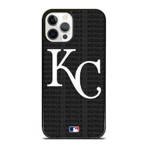 KANSAS CITY ROYALS BASEBALL BLACK iPhone 12 Pro Case Cover