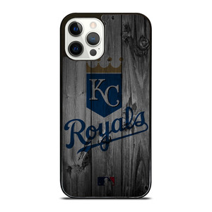 KANSAS CITY ROYALS BASEBALL MLB WOOD LOGO iPhone 12 Pro Case Cover