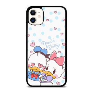 DONALD LOVE DAISY DUCK CUTE iPhone 11 Case Cover DONALD LOVE DAISY DUCK CUTE iPhone 11 Case Cover