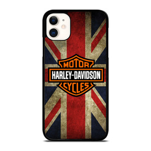 HARLEY DAVIDSON BRITISH UNION JACK iPhone 11 Case Cover HARLEY DAVIDSON BRITISH UNION JACK iPhone 11 Case Cover