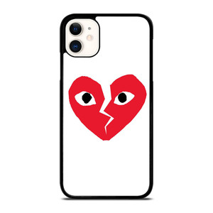 HEART BREAK COMME DES GARCONS iPhone 11 Case Cover HEART BREAK COMME DES GARCONS iPhone 11 Case Cover