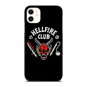 HELLFIRE CLUB STRANGER THINGS BLACK iPhone 11 Case Cover