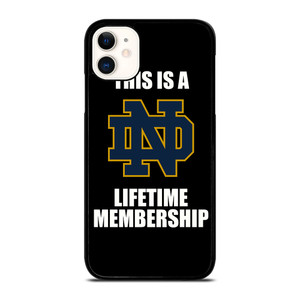 NOTRE DAME FIGHTING IRISH MEMBERSHIP iPhone 11 Case Cover NOTRE DAME FIGHTING IRISH MEMBERSHIP iPhone 11 Case Cover