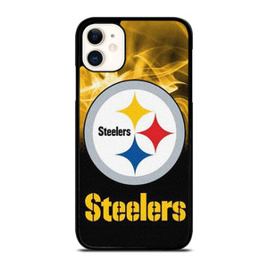 PITTSBURGH STEELERS NFL FIRE iPhone 11 Case Cover PITTSBURGH STEELERS NFL FIRE iPhone 11 Case Cover